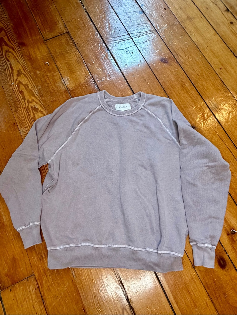 The Great  Crewneck Sweatshirt in Quartz
